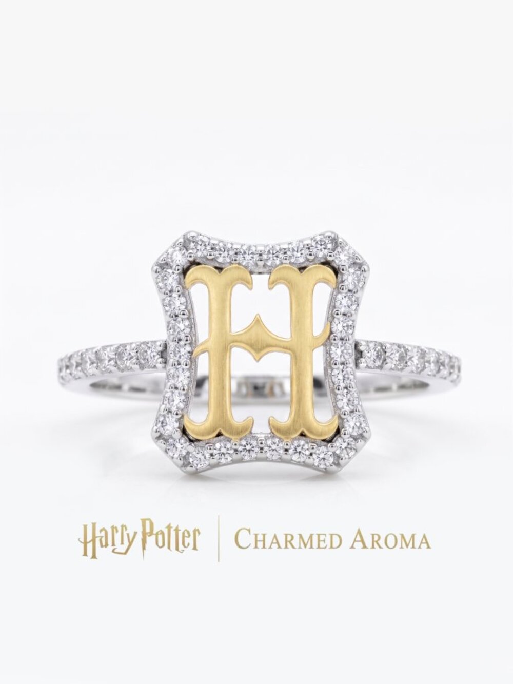 Harry Potter Hogwarts Alumni Crest Ring, solid 925 Sterling Silver Collectable